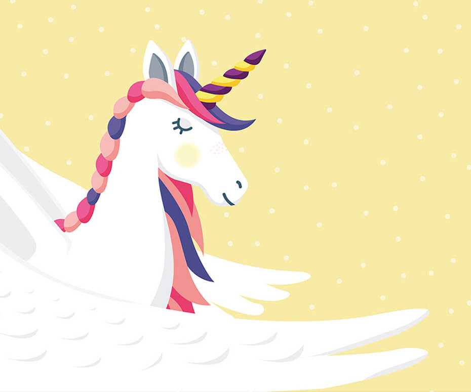Unicornio y hadas