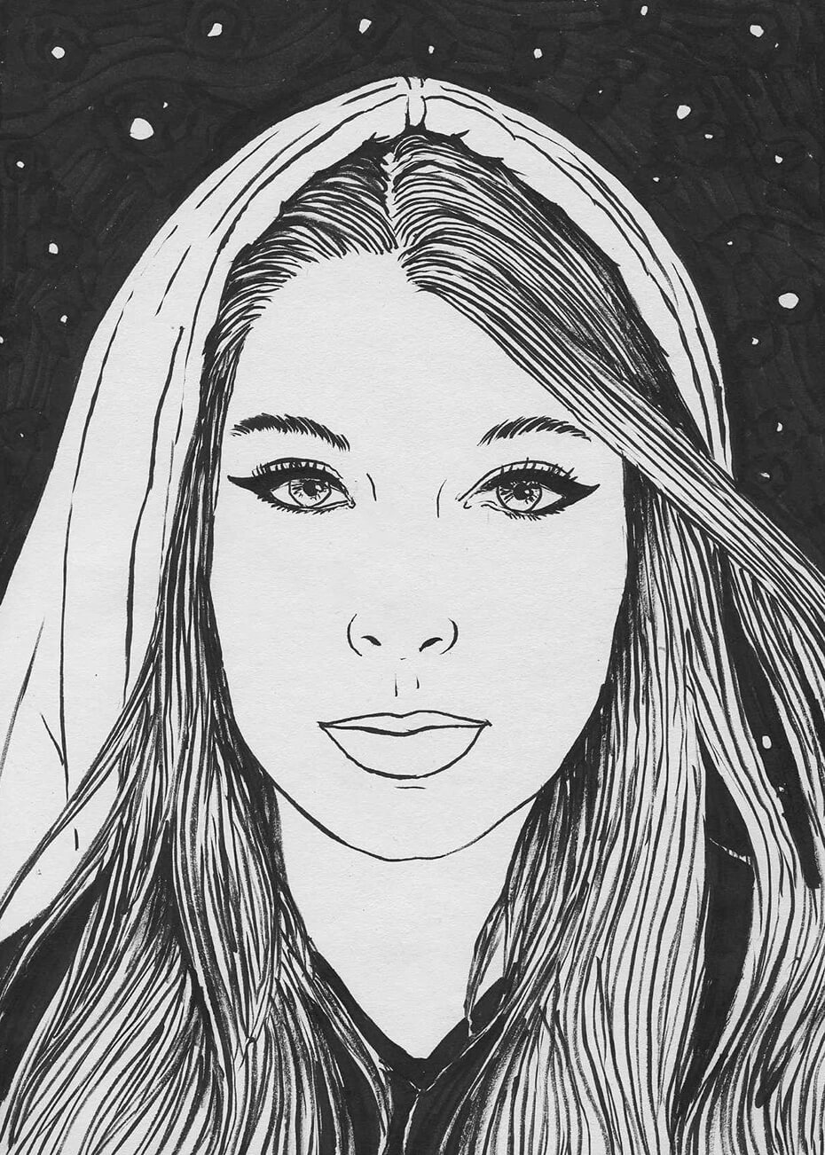 Retratos entintados