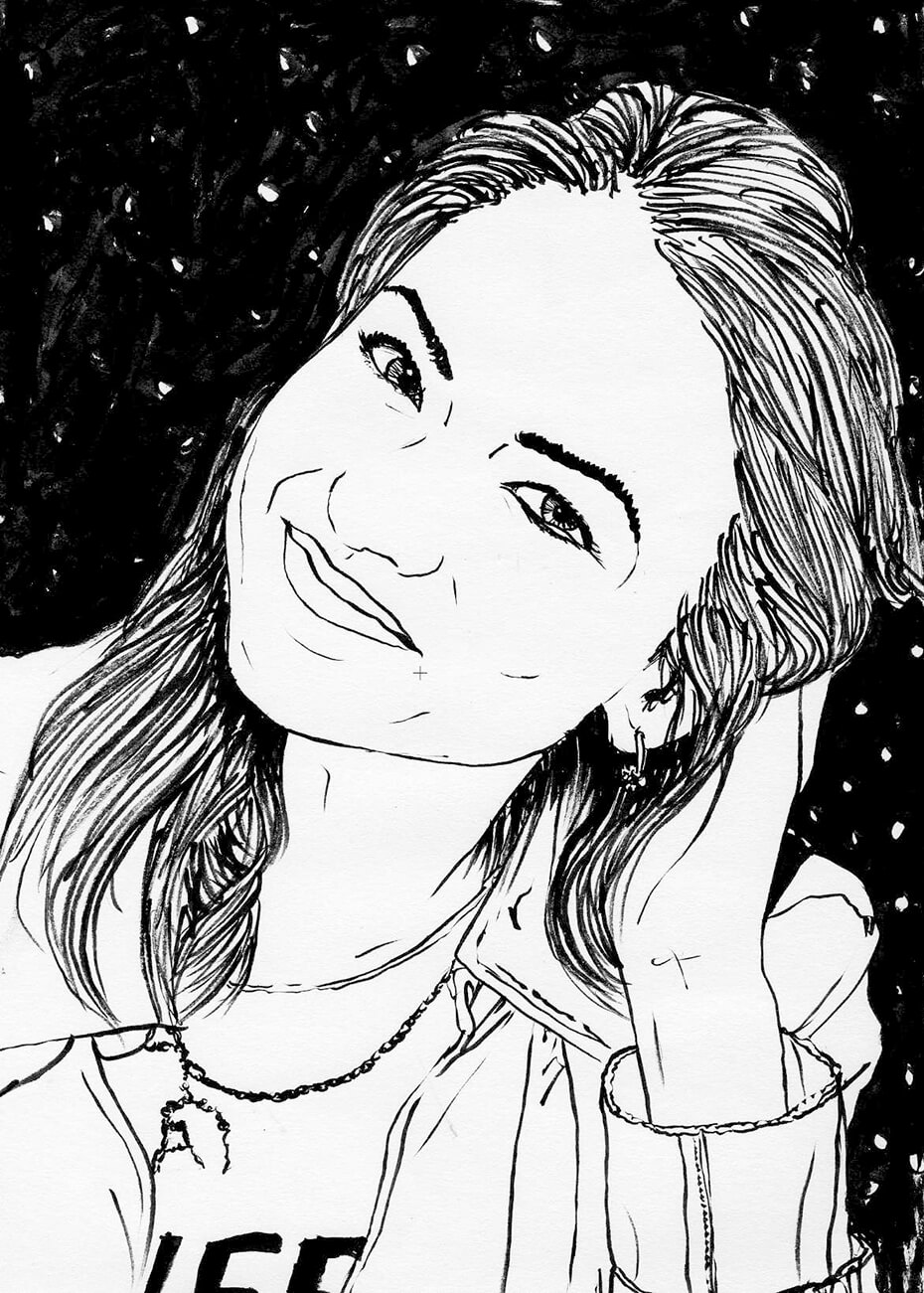 Retratos entintados