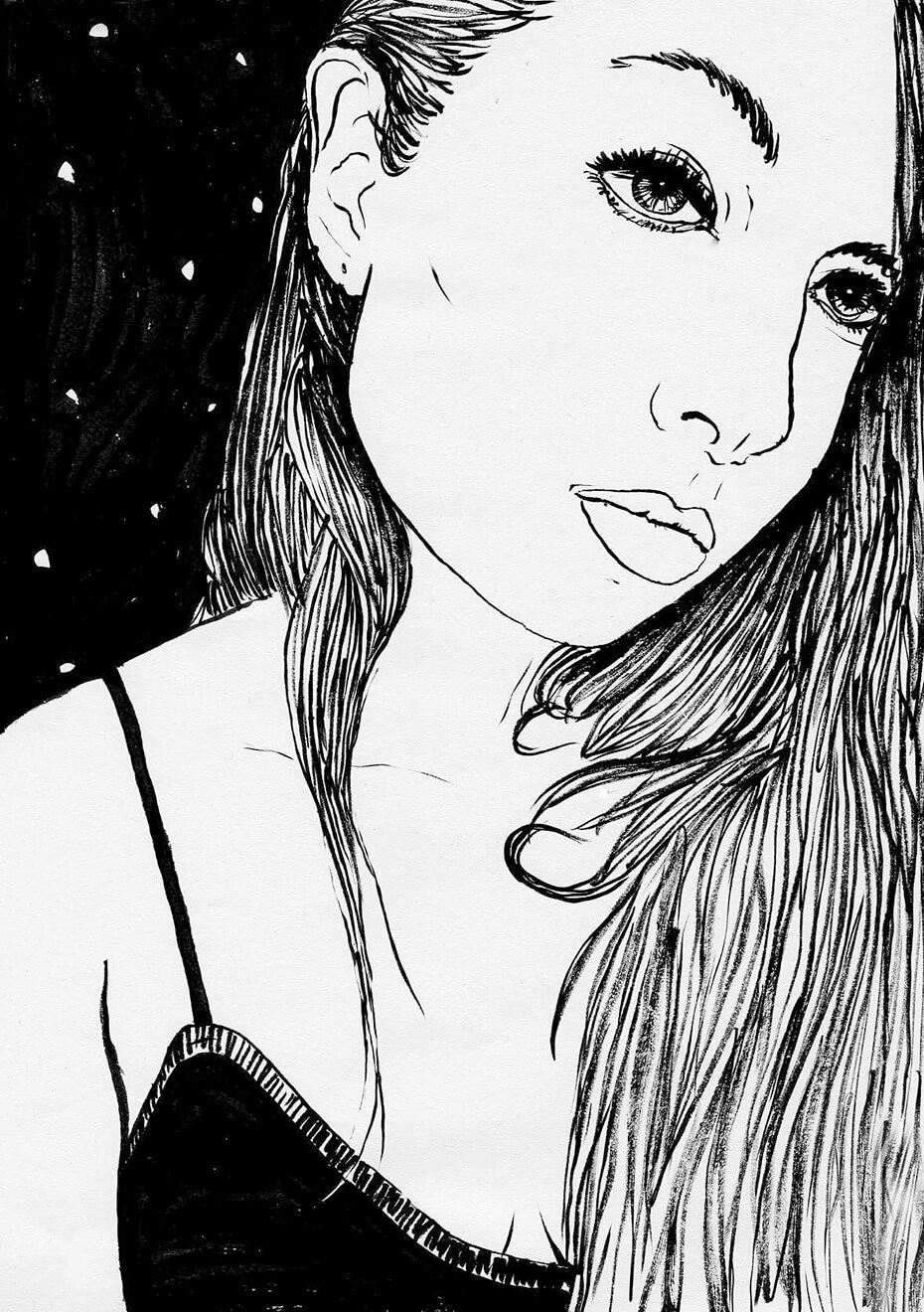Retratos entintados