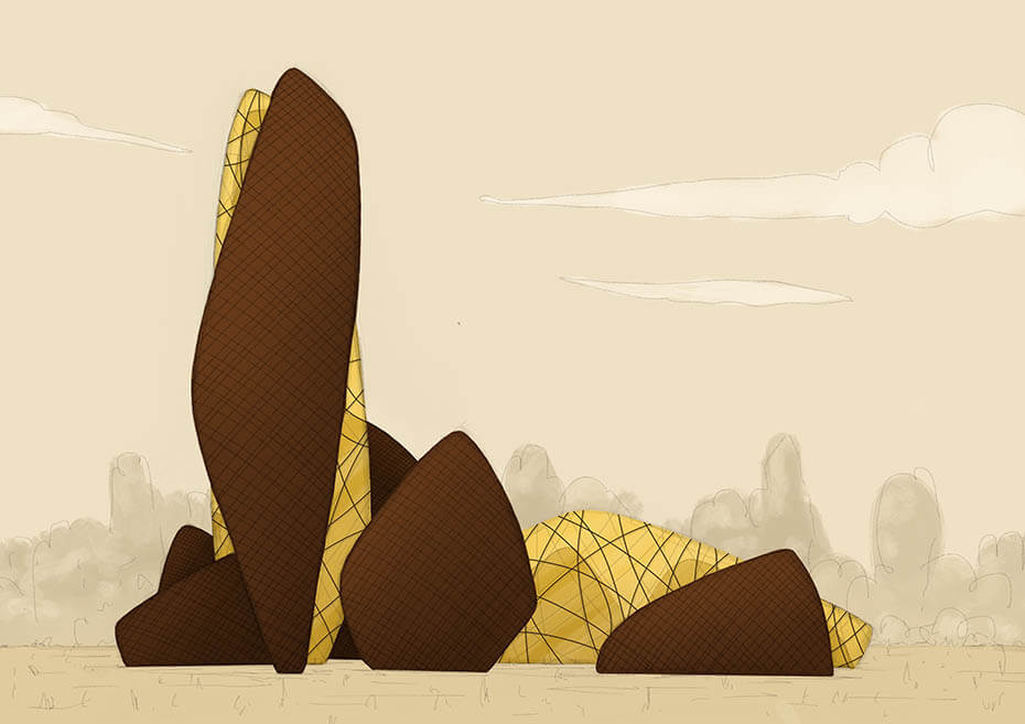 Bocetos de edificios